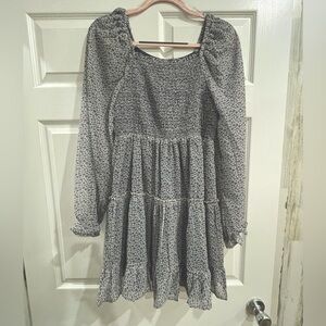 Blue flower dress